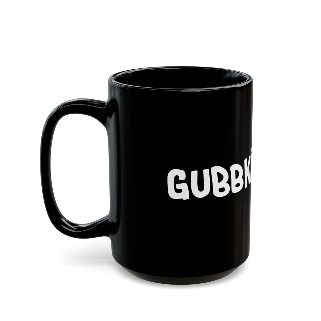 Svart mugg med Gubbkärring Original