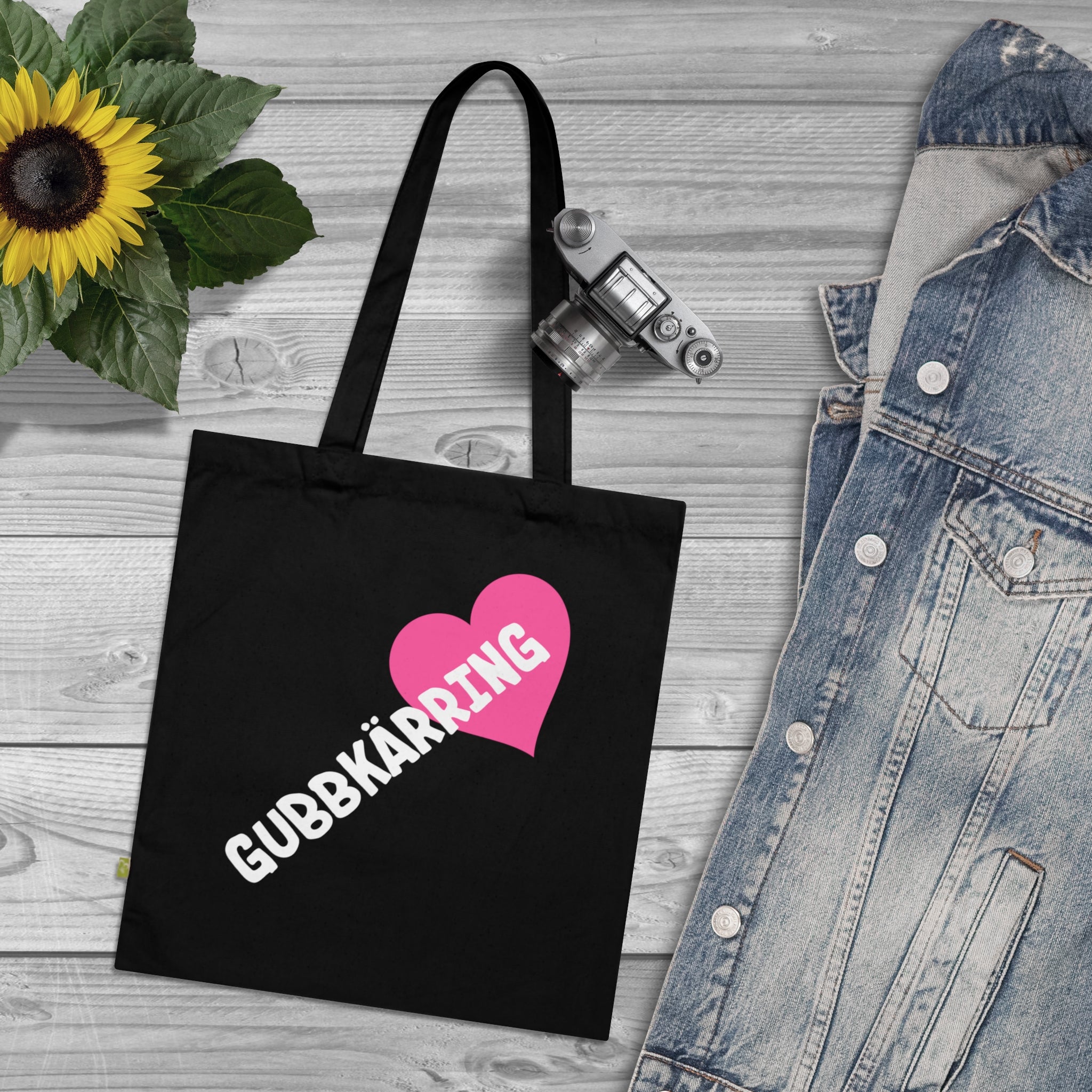 Ekologisk väska med Gubbkärring original tryck