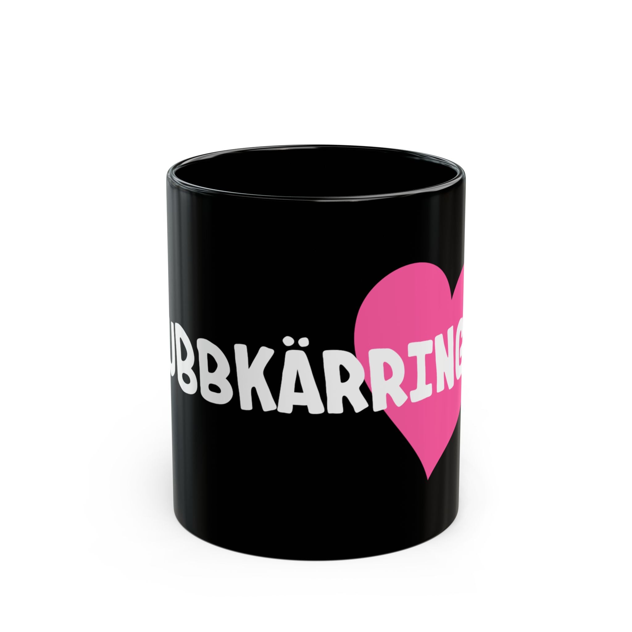 Svart mugg med Gubbkärring Original